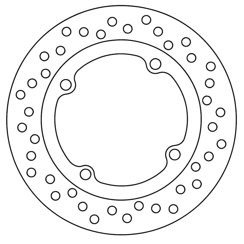 Disque de frein arrière - OEM